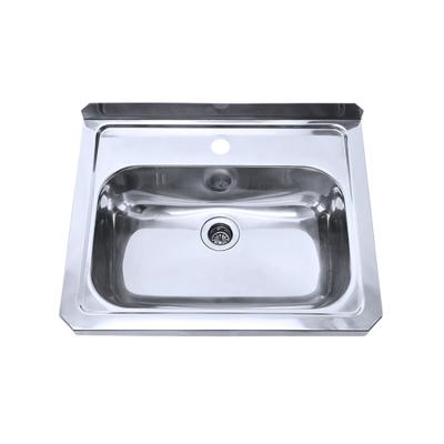 China Modern Wall Mounted Wash Basin Stainless Steel Bathroom Sink for sale