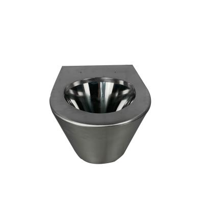 China 304 Stainless Steel Toilet Traditional Easy-Draining Non-Clogging Urinal For The Handicapped In Public Places ADA for sale