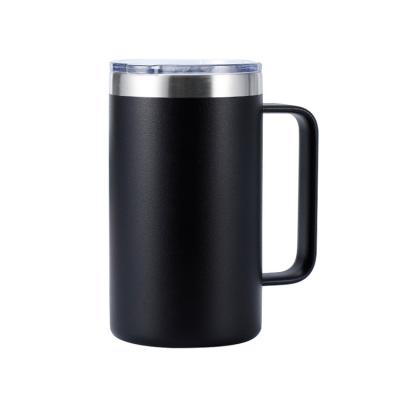 China Durable 12oz 14oz Wine Coffee Mugs Double Wall Stainless Steel 24oz Thermal Vacuum Insulated Mugs for sale