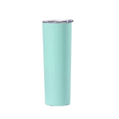 China Wholesale DIY Insulated Stainless Steel Double Walled 20oz Lean Straight Lean Tumbler for sale