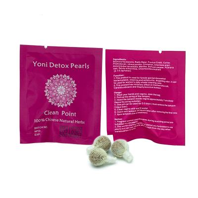 China Yoni Care Hot selling original feminine hygiene products herbal yoni pearl beads vaginal detox pearls for sale