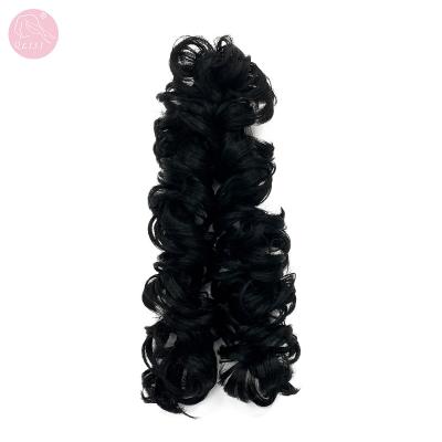 China I-Tip Synthetic Hair Faux Hair Weft Extensions Machine Hair Weft Weave for sale