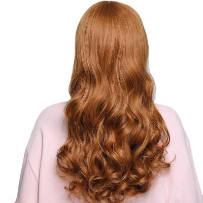 China Long Wigs High Temperature Natural Wave Wavy Silky Straight Hair Synthetic Wig Vendors for sale