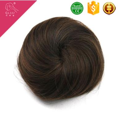 China Good Quality Hair Bun Synthetic Hair Bun Brown Synthetic Hair Piece Wig for sale