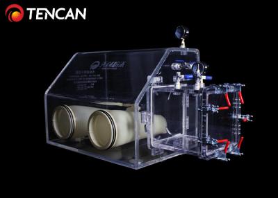 中国 掃除機をかけないでセリウムのアクリルの分離の実験室のグローブ ボックスの塵の証拠10mm 販売のため