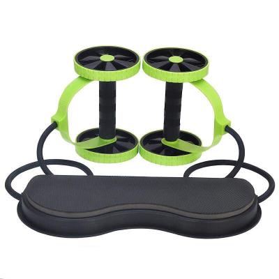 China Durable Custom Gym Roller Power Home Exercise Wheel Set Fitness Kit Easy Double Lift The Jump Rope for sale