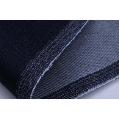 China China Manufacturer Cheap Price Cotton Breathable High Poly Jeans 8.5oz Spandex Indigo Stretch Satin Denim Fabric For Jeans for sale