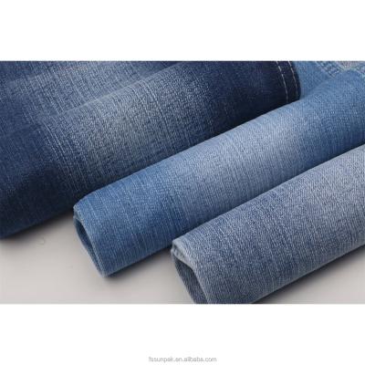 China Indigo 98 Warp 98 Spandex Dark Blue Cotton 2 Spandex Comfy Stretch Denim Fabric for sale