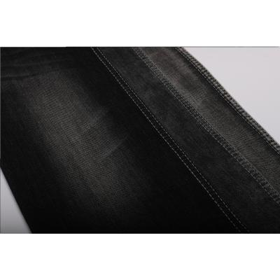 China China Manufacturer Low MOQ High Stretch Denim Spandex Fabric Rolls 11.8oz Black High Quality Stretch Jeans Fabric For Men for sale