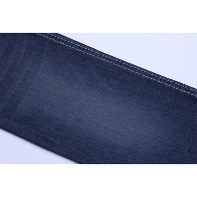 China Low Price Breathable Raw Material Jeans Fabric Made In China 7oz Poly Cotton Indigo Blue Denim Fabric for sale