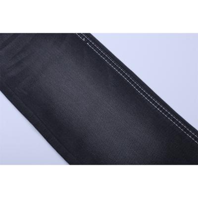 China Special New Shrink-Resistant Fashion Texture Black Denim 10 Times Black Rigid Fabric For Brand Jeans for sale