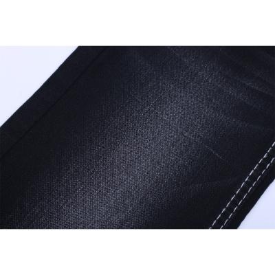 China Low Price New High Poly Fashion 9.5 Stretch Cotton One Time Black Spandex Woven Denim Fabric For Brand Jeans for sale