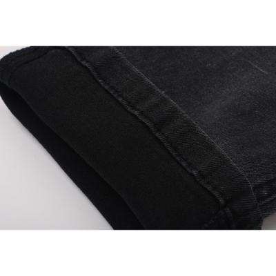 China Factory Supply Discount Price High Poly Cotton Breathable Black Spandex Stretch 9oz TR Jeans Fabric for sale