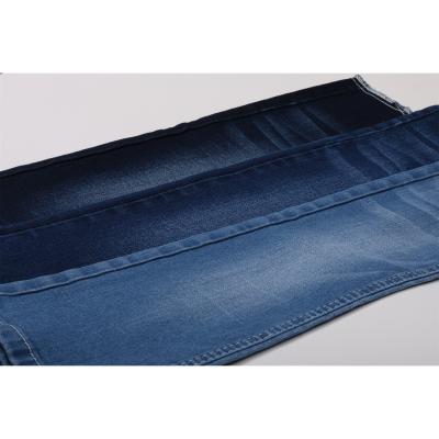 China Factory Good Price High Quality China Indigo Blue Denim Fabric Cotton Spandex Elastic Woven Denim Fabric Breathable Poly Denim Fabric for sale