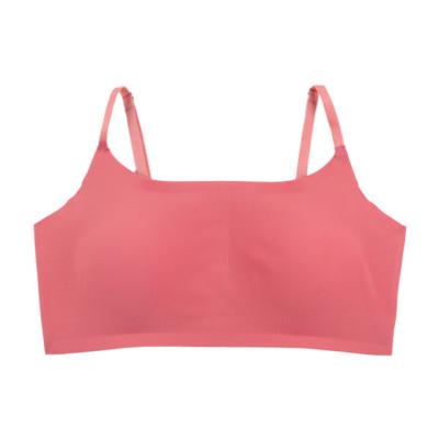 China Breathable Women's Breathable Sports Vest Strapless Women's One Piece Ice Silk Traceless Lightweight Bra for sale