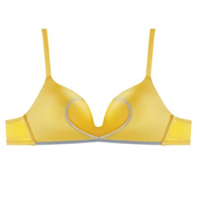 China One-piece heart shape smooth underwear without steel ring for sale