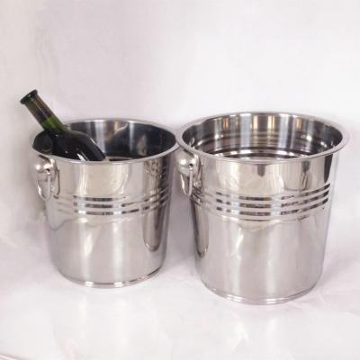 China cubo popular del acero inoxidable del estilo para fresco el cubo de hielo de la cerveza y 5-10L y envase del hielo en venta