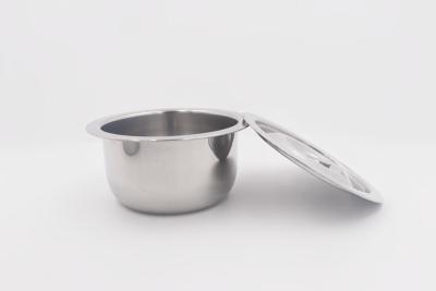 中国 27cm  Hiking products stainless steel milk pot for picnice stainless pot and pans 販売のため