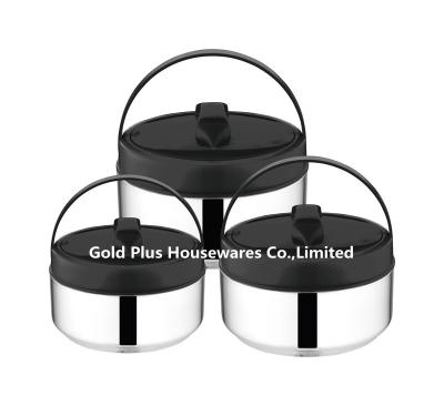 China 6pcs Heat insulation pot keep warm stainless steel food bowl set Noodle bowl with lid à venda