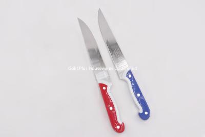 China Food grade kitchen knife set paring knife with safe sharp blade butcher multi knife with comfortable handle zu verkaufen