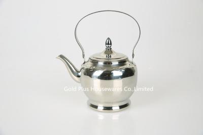 China 20cm Durable stainless steel water fast boiling kettle silver color kitchen tea kettle double wall hotel water kettle for sale