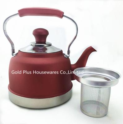 China 14/16/18cm Heat retention whistling kettle for gas stove cooker stainless steel cover lid water tea kettle for sale