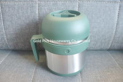 China 1500ml Tableware leak proof portable stainless steel vacuum insulated lunch box green color i zu verkaufen