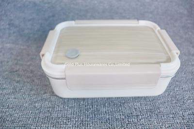 Κίνα Modern style 2 compartment stainless steel lunch box rectangular metal stainless steel bento lunch box προς πώληση