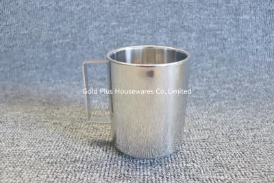 China Home and hotel stainless steel office cups custom wholesale 400ml japanese style vintage cafe cups with handle zu verkaufen