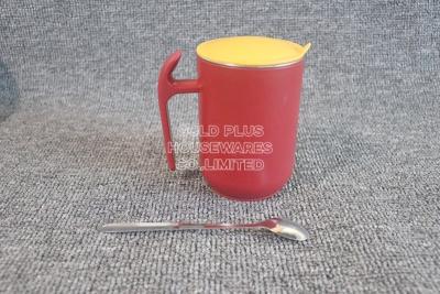 China Impresión de la taza del comensal para la taza creativa del agua del acero del metal del regalo de la promoción con la taza adaptable de la leche del café de la tapa en venta