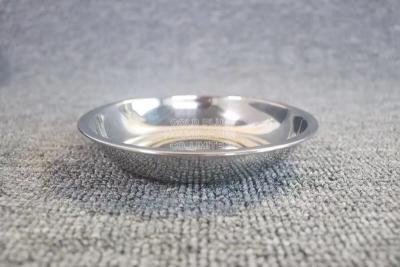 Κίνα Hot selling snack dish small dipping dish soy sauce plate round silver buffet sushi appetizer food dish προς πώληση