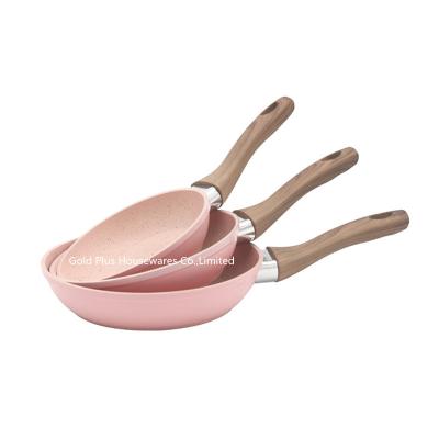 중국 High strength aluminum material frying pan 16cm beautiful and durable non stick seafood pot 판매용