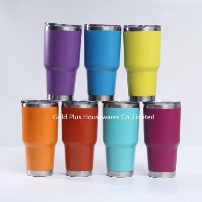 China Travel mugs stainless steel tumbler car cup ice master cup new arrival trendy mugs insulated cooler for sale