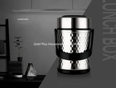 China Natural color vacuum food container stainless steel thermos food jar food containers lunch school soup thermos à venda