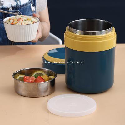 중국 New product food grade insulated food storage thermos food jar with handle outdoor travel stainess steel straight cup 판매용