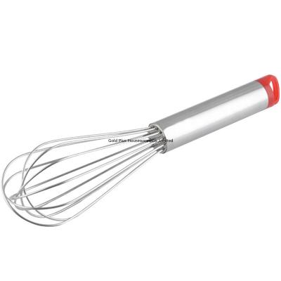 China Batidor de huevo de alta calidad de acero inoxidable antiadherente del batidor de la torta de la máquina del mezclador de la mano del batidor de huevo del Cookware en venta