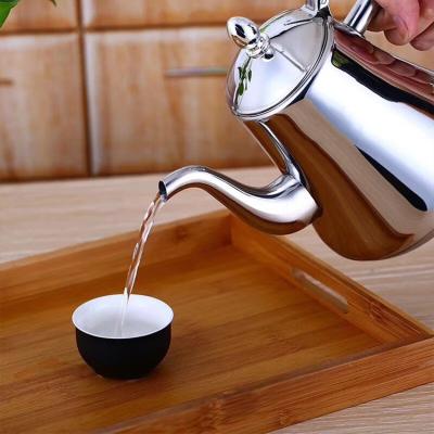 Cina Wholesale arabic stainless steel pour over coffee pot golden coating stain turkish drip Tea pot with filter in vendita