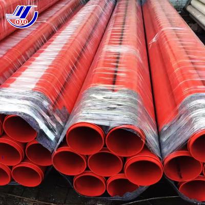 China Painted Hose Fire Fighting Liquid Weld Carbon Steel Material Fire Sprinkler Pipe / Tube Price for sale