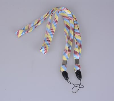 China Polyester tubular lanyards for cell phone hanging, economical tube polyester neck straps for sale