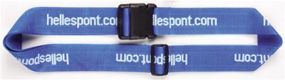 China Customized polyester luggage bag belt lanyards with digit lock,secure for your luggage bag for sale