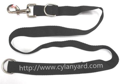 China Plain polyester webbing dog collars and leads cheap price, MOQ 300pcs for sale