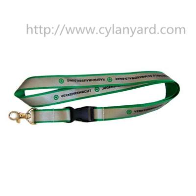 China High visibility reflective lanyard strap,visible at night, reflective tape ribbon, for sale