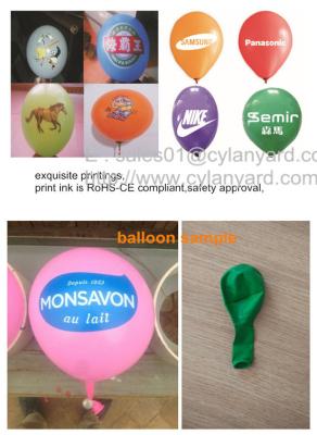 China Imprint 100% natural latex balloon for business anniversary, printed Latex balloons, for sale