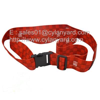 China Sublimation fashion belt lanyard for your travel suitcase security, heavy duty belt, for sale