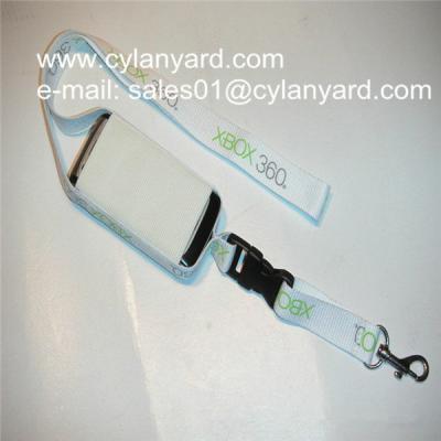 China Stretchable phone pouch lanyards, spandex phone holder ribbons for sale