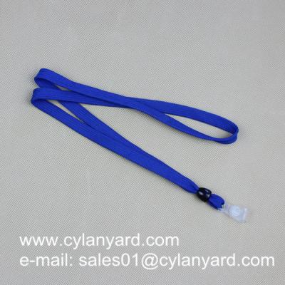 China Cheap tubular polyester lanyard with card tag, polyester tube lanyard with card strap, for sale