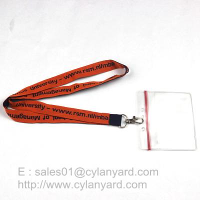 China Custom made woven lanyards, low cost woven neck ribbons factory from China for sale