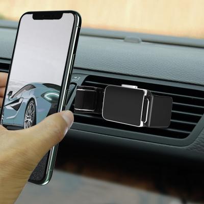 China Universal Cell Phone Car Mount Phone Holder With AC Conduit Mount For Smartphones for sale