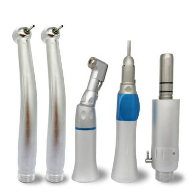 China Water jet dental student external handpiece kit with 2pcs pana max1 high speed handpiece and external low speed handpiece sets with plastic box for sale