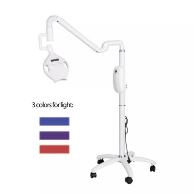 China For Commercial Hot Selling 3 Colors Portable Dental Equipment Dental Chair Whitening LED Light Teeth Whitening Lamp Lighting Machine Kits for sale